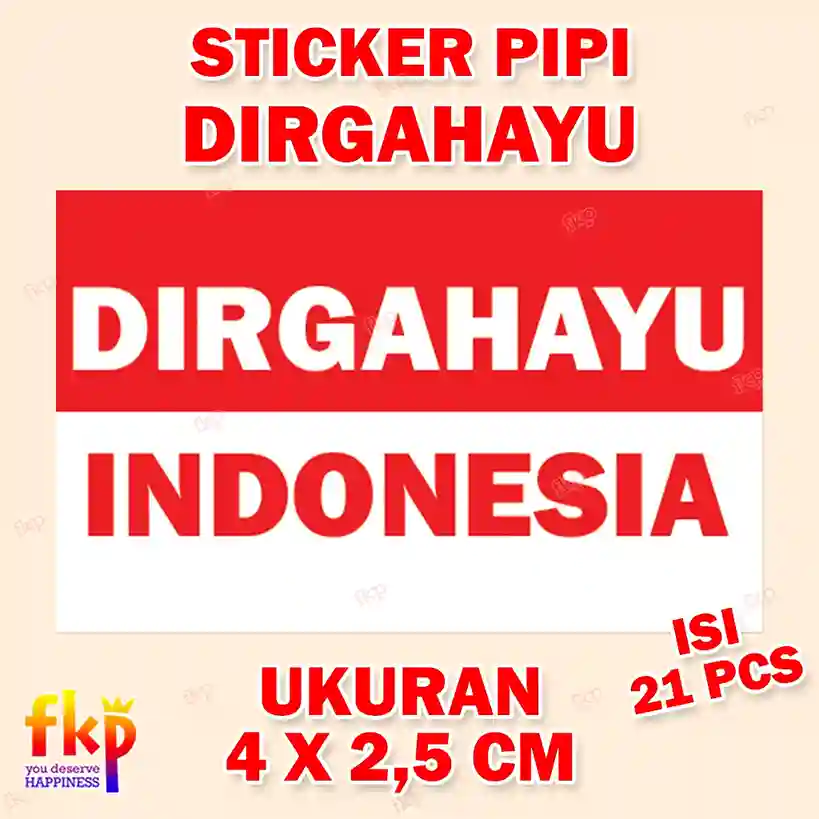 Sticker Dirgahayu